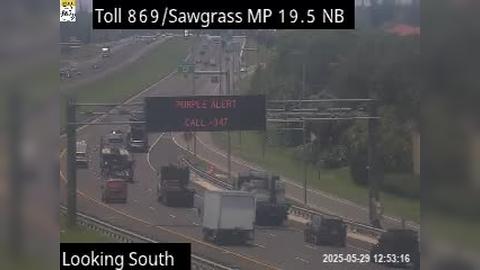 Traffic Cam Coconut Creek Park: SR-869 N at MM 19.4