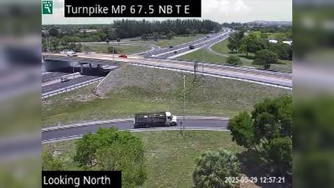 Traffic Cam Coconut Creek Park: Tpke MM 67.5 NB