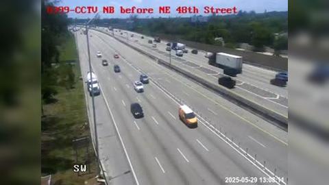 Traffic Cam Tedder: I-95 NB before NE 48th Street