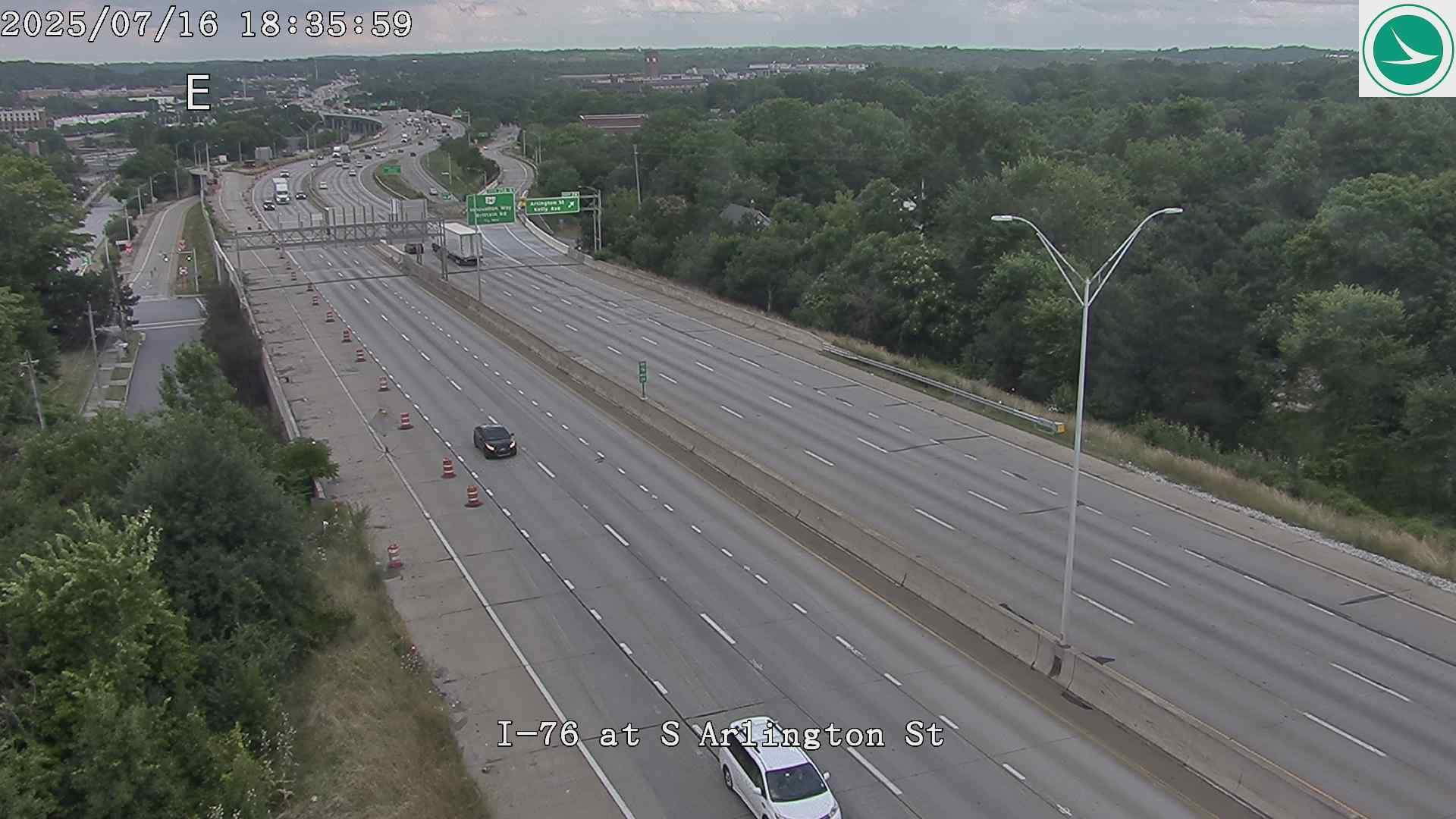 Traffic Cam Akron: I-76 at S Arlington St