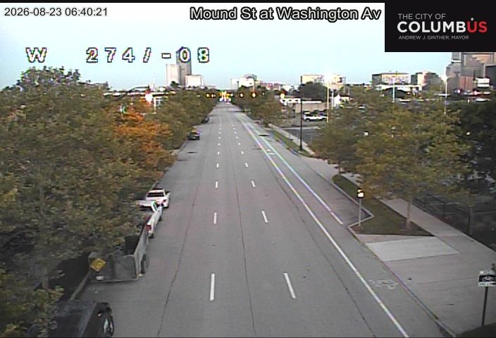 Traffic Cam Market Mohawk District: City of Columbus) Mound St at Washington Ave