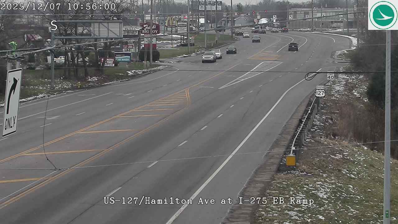 Traffic Cam Mount Healthy Heights: US-127 - Hamilton Ave at I-275 EB Ramp