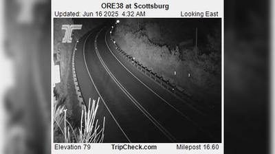 ORE38 at Scottsburg: Scenic Traffic