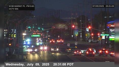 Traffic Cam La Habra › West: SR-90 : Market Place NW Corner