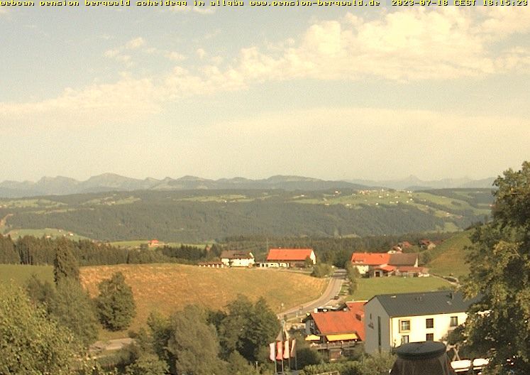Traffic Cam Scheidegg › South-East: Pension Bergwald