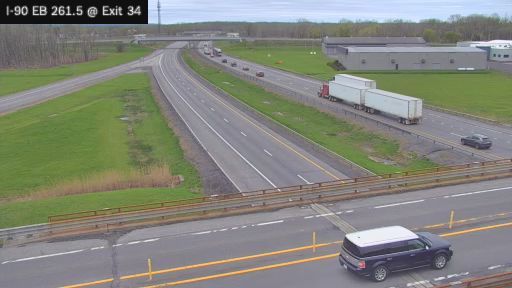 Traffic Cam Canastota › East: I-90 at Interchange