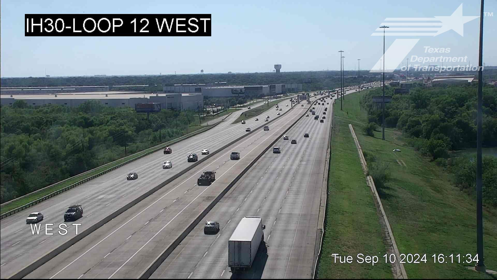 Traffic Cam Grand Prairie › East: I-30 @ Loop 12 West