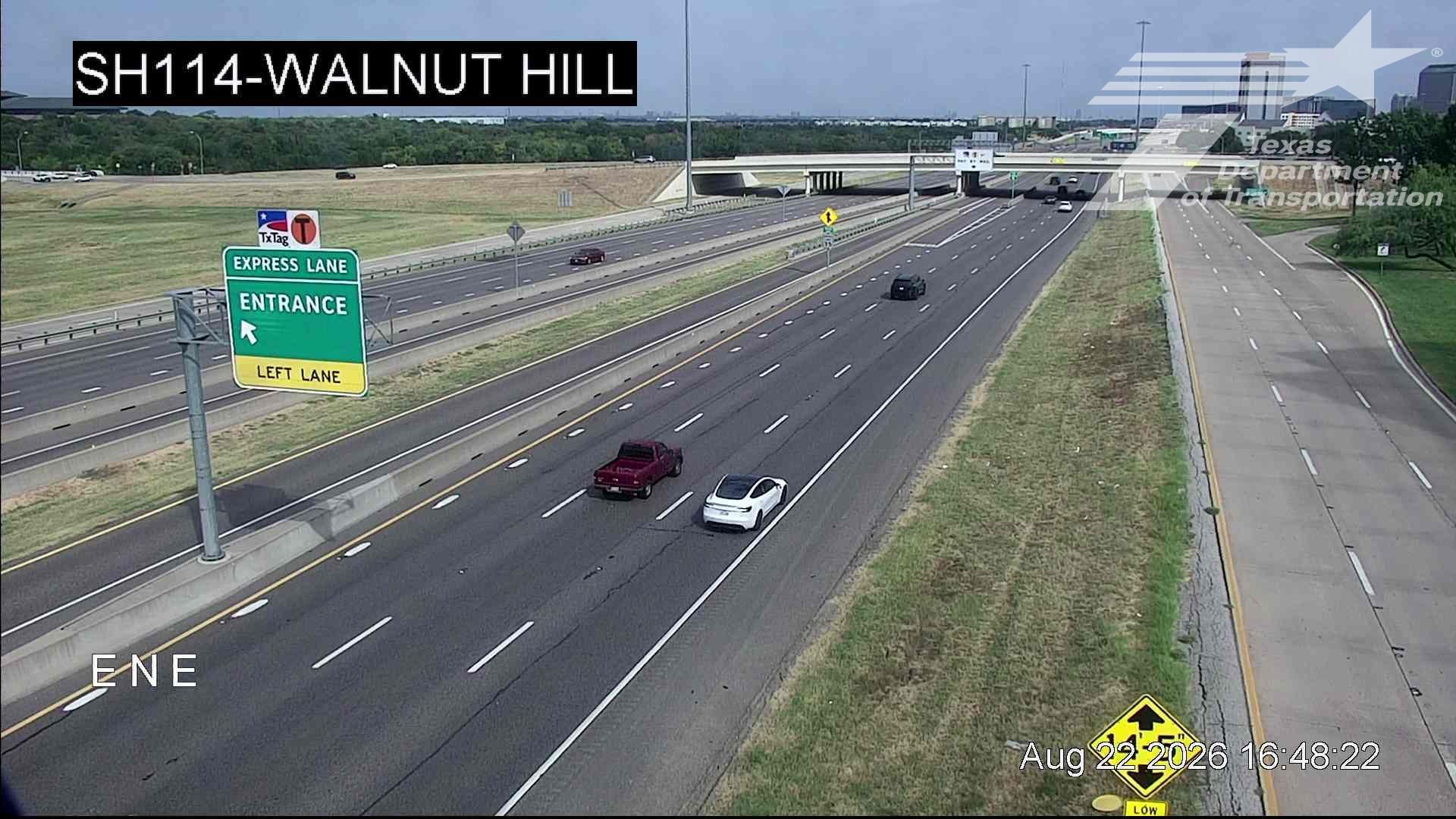 Traffic Cam Las Colinas › East: SH 114 @ Walnut Hill