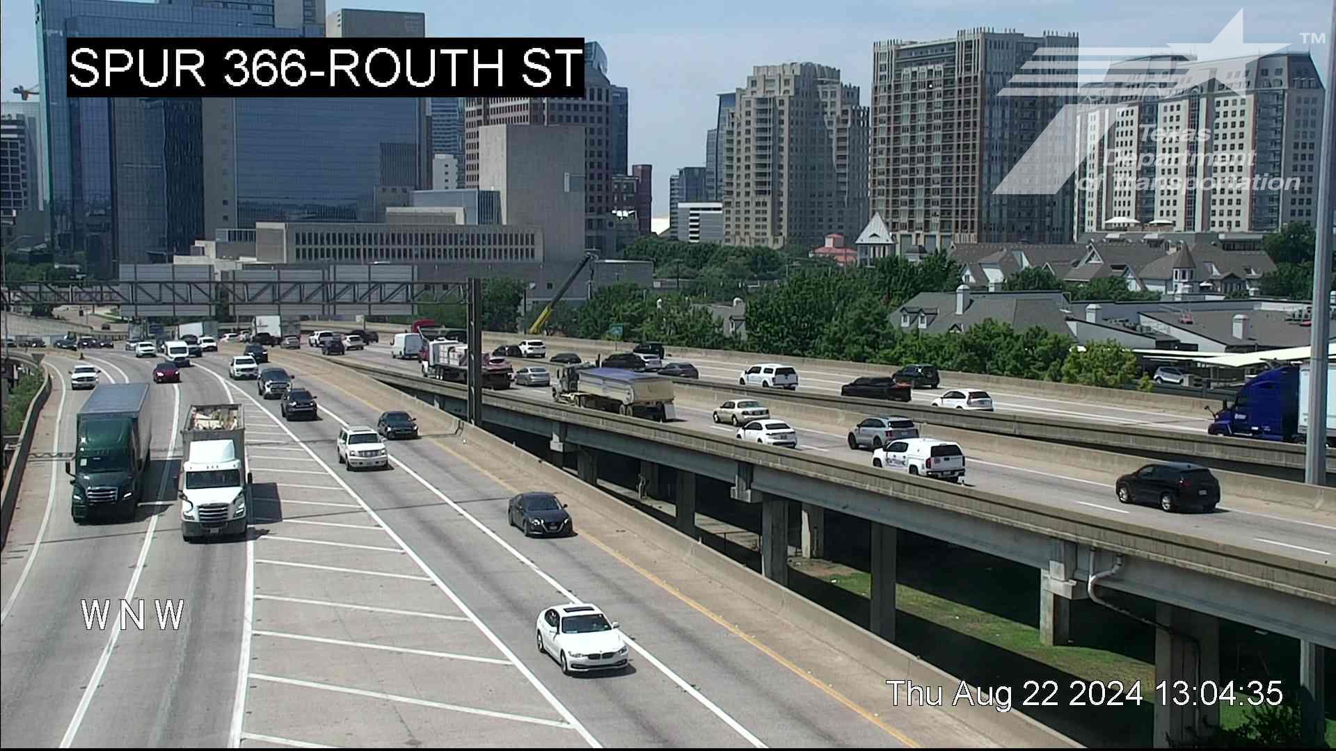 Traffic Cam Downtown PID › East: Spur 366 @ Routh St