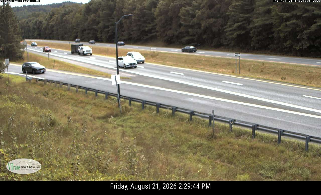 Traffic Cam Guilford: I-91 North