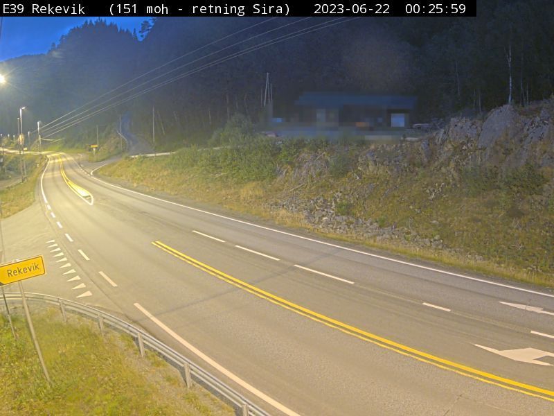 Traffic Cam Rekevik: E39 - Sira