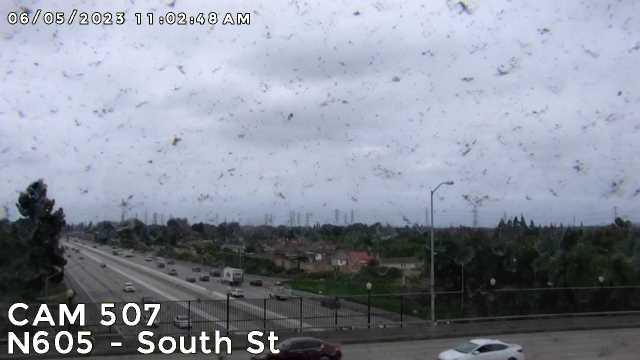 Traffic Cam Cerritos › North: Camera 507 :: N605 - SOUTH ST ON RAMP: PM 3.8