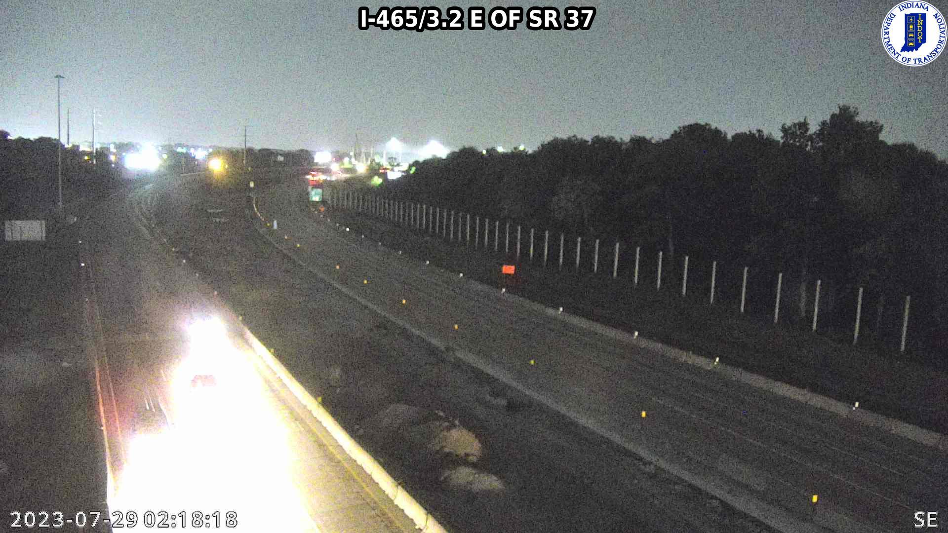 Traffic Cam Indianapolis: I-465: I-465/3.2 E OF SR