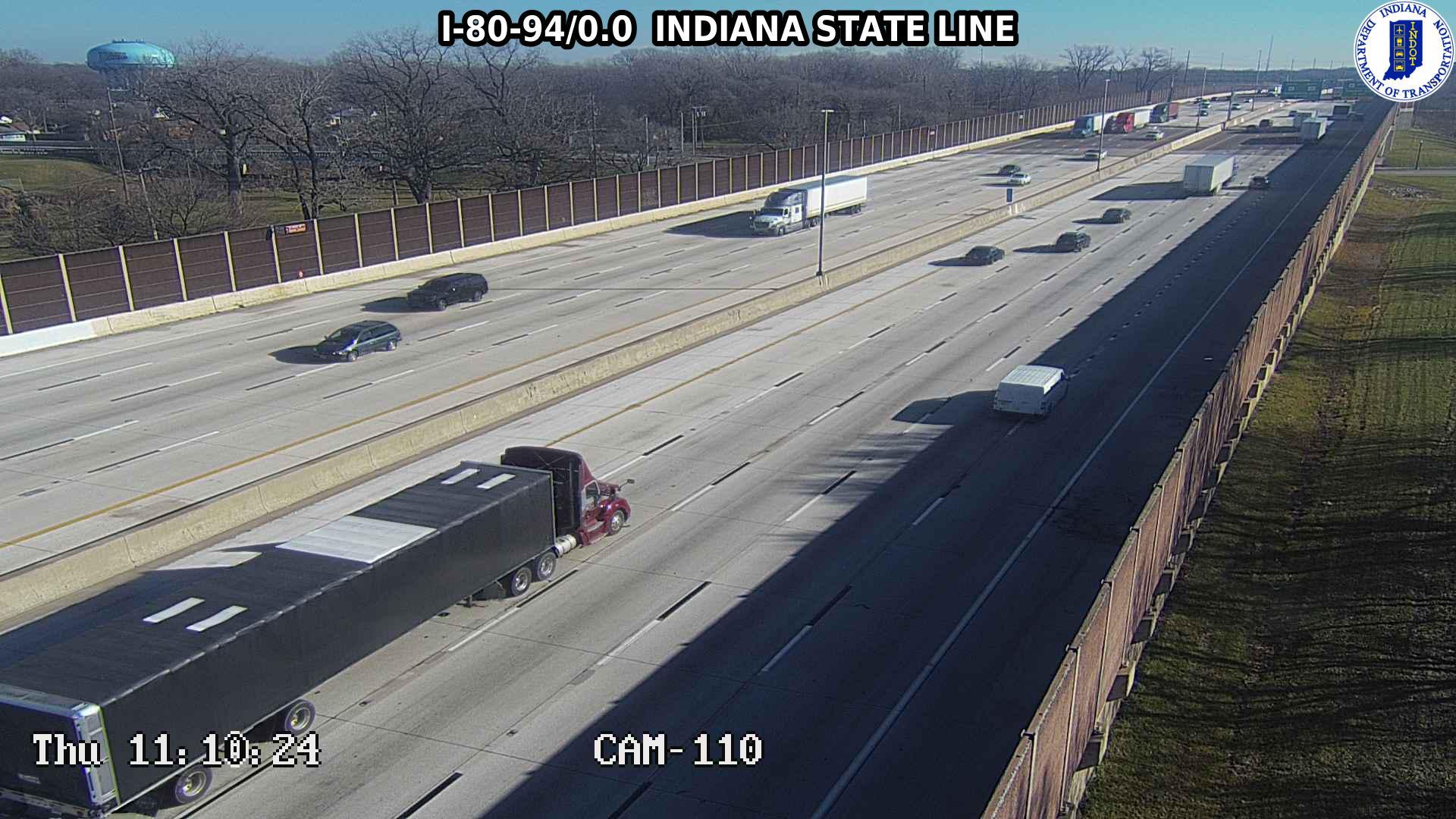 Traffic Cam Munster: I-94: I-80-94/0.0 - STATE LINE