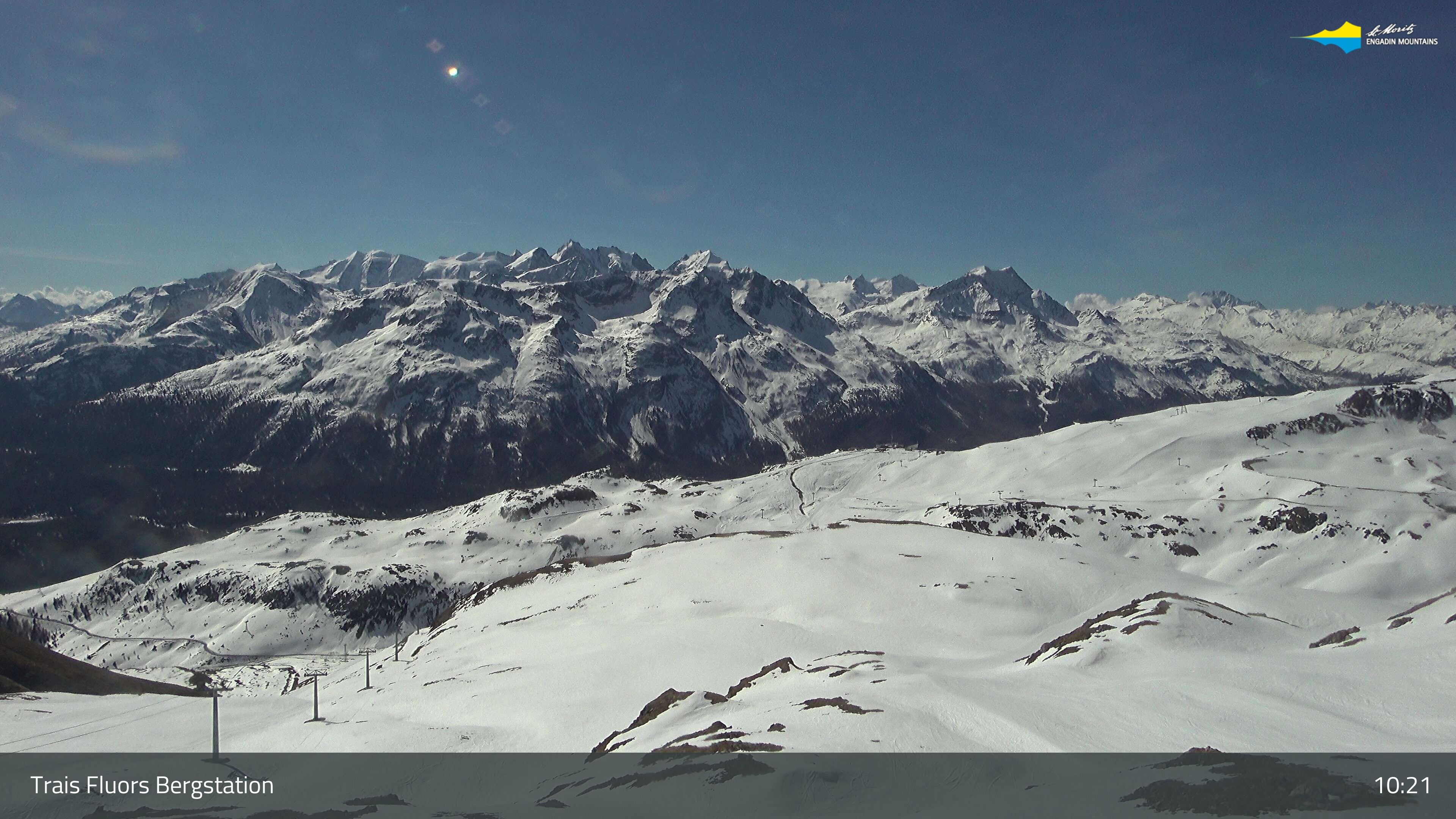 Celerina: Trais Fluors Bergstation, Corviglia - St. Moritz
