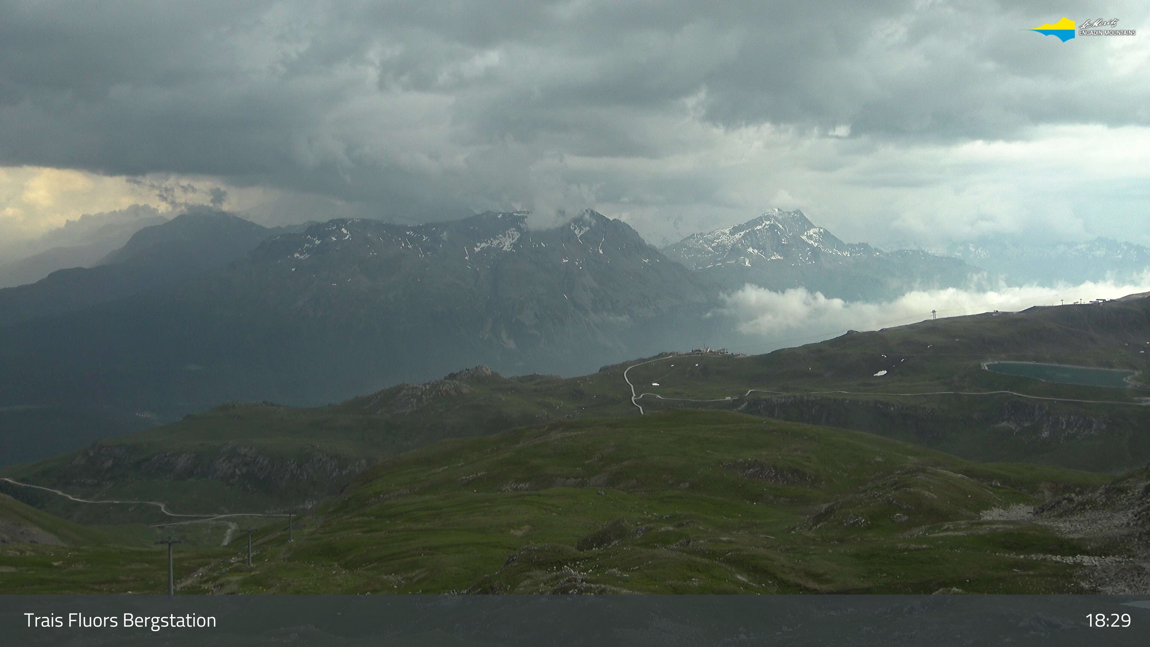 Celerina: Trais Fluors Bergstation, Corviglia - St. Moritz