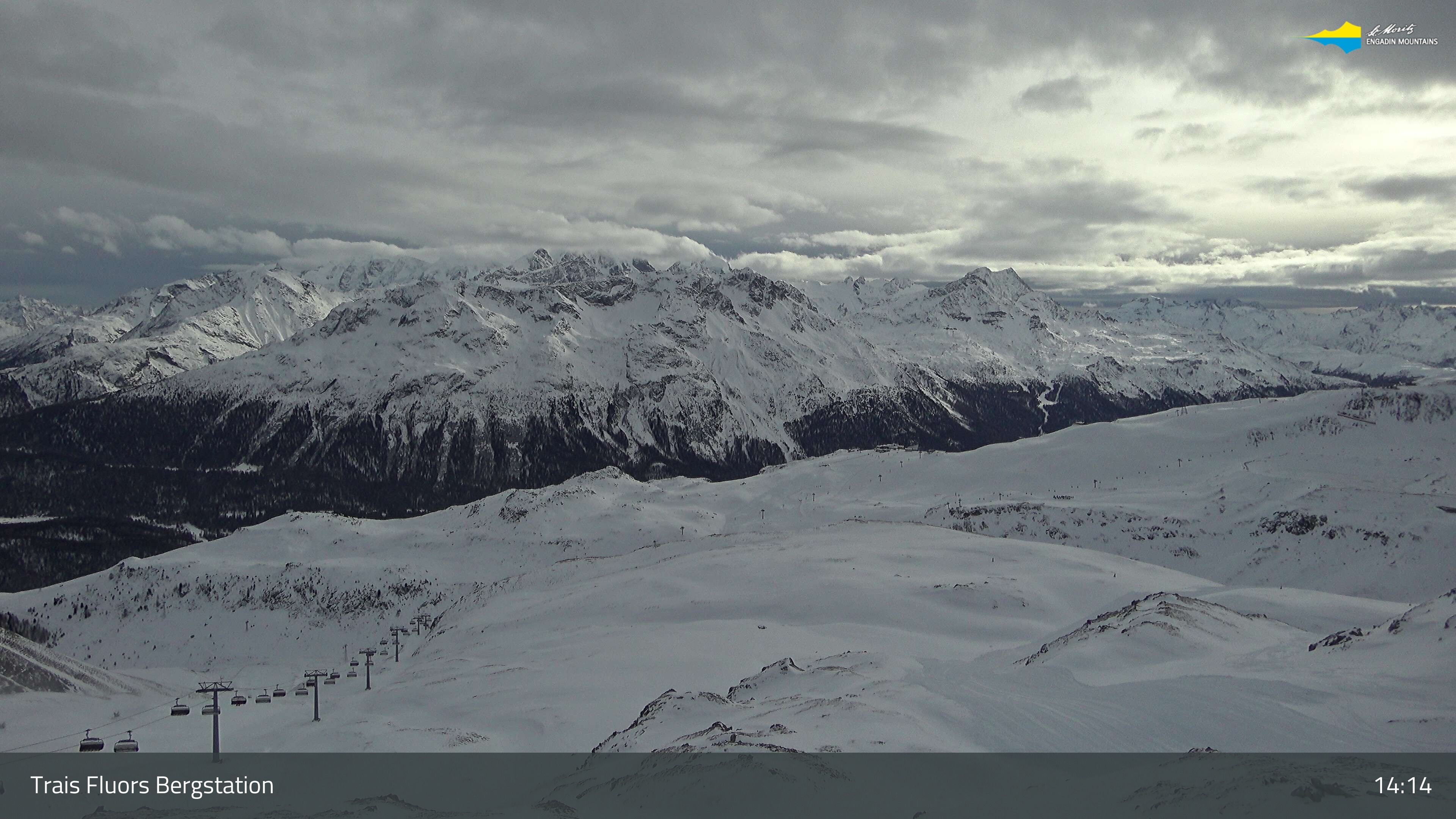 Celerina: Trais Fluors Bergstation, Corviglia - St. Moritz