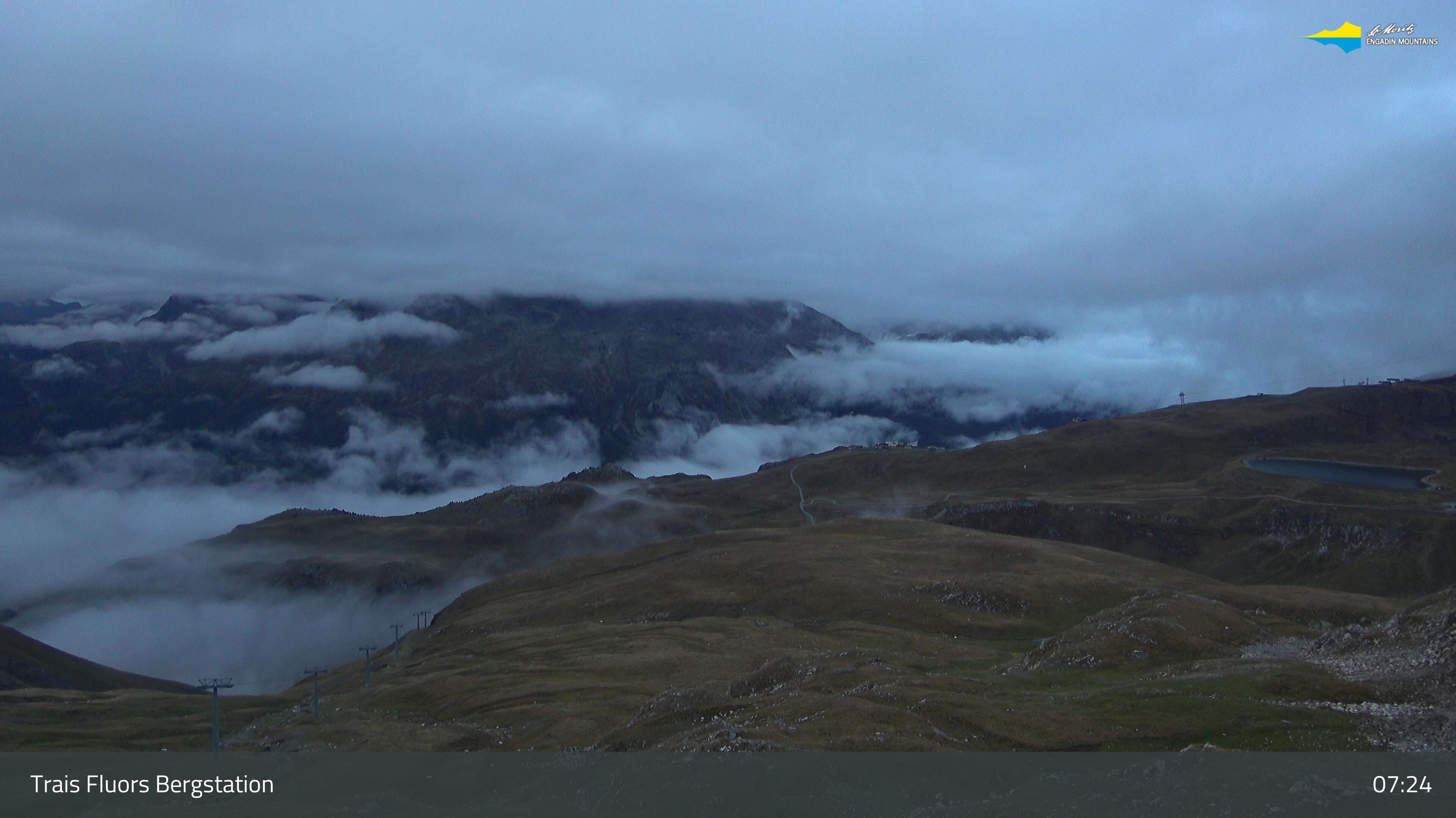 Celerina: Trais Fluors Bergstation - Corviglia - St Moritz
