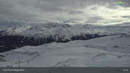 Celerina: Trais Fluors Bergstation, Corviglia - St. Moritz