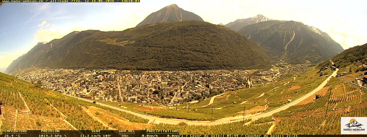 Martigny: vue sur le catogne