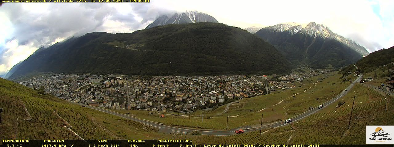 Martigny: vue sur le catogne