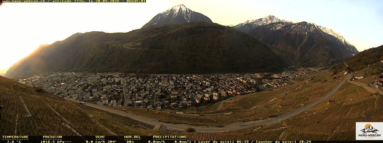Martigny: vue sur le catogne