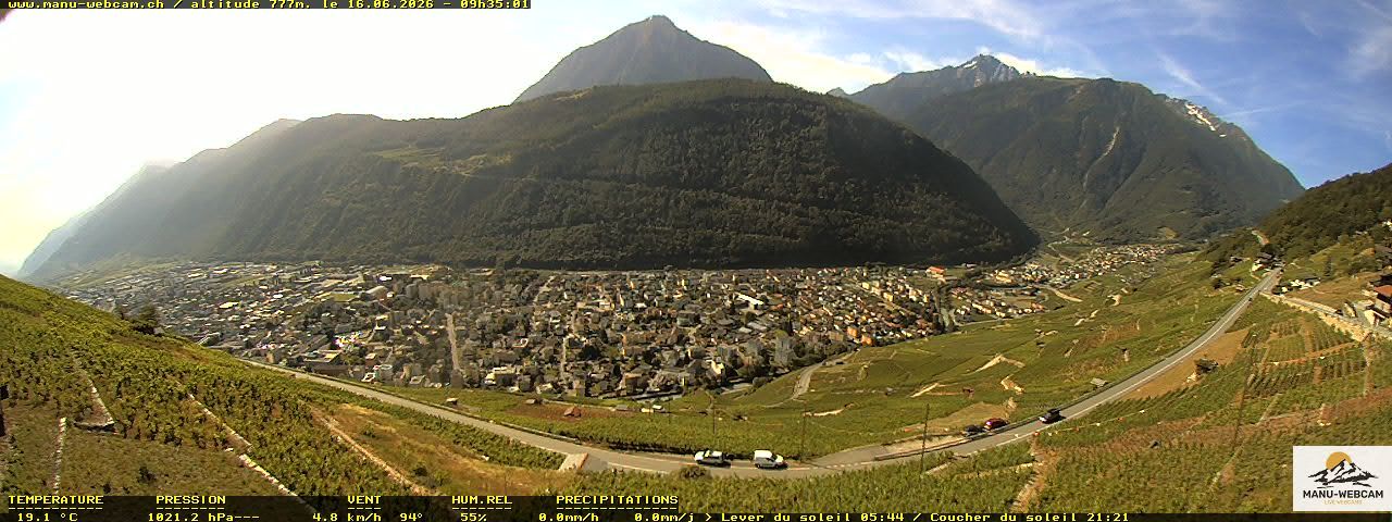 Martigny: vue sur le catogne