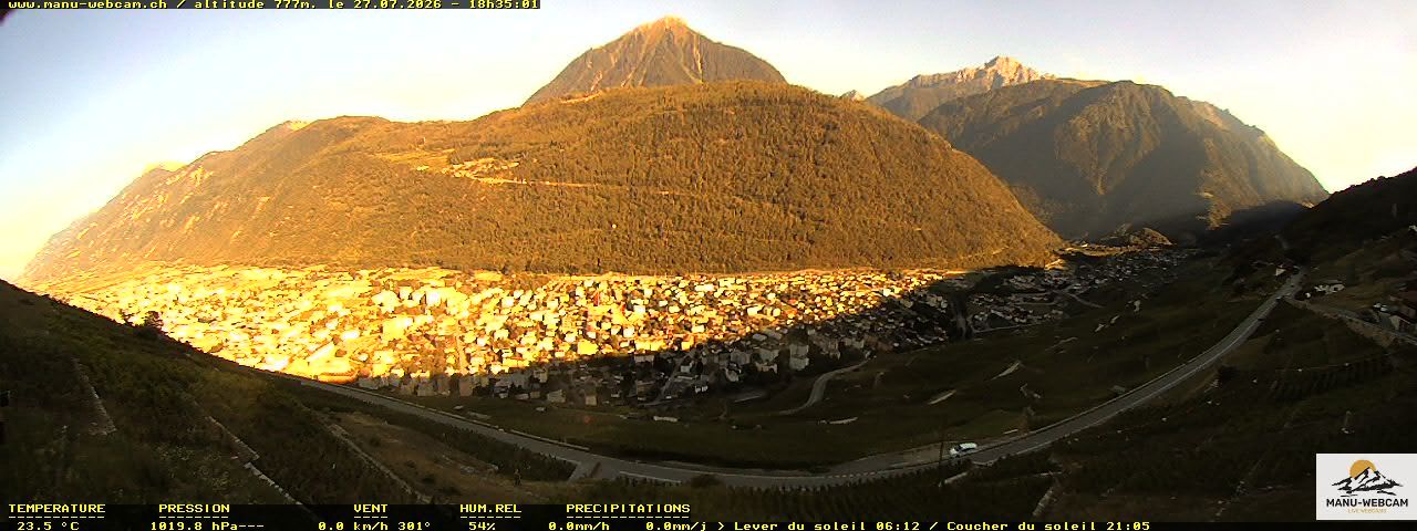 Martigny: vue sur le catogne