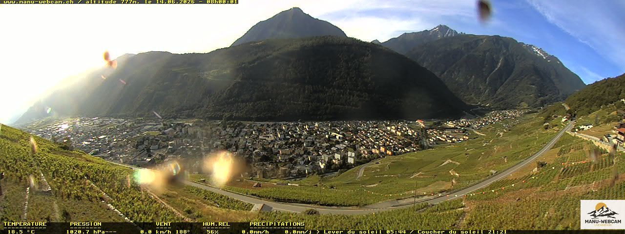 Martigny: vue sur le catogne