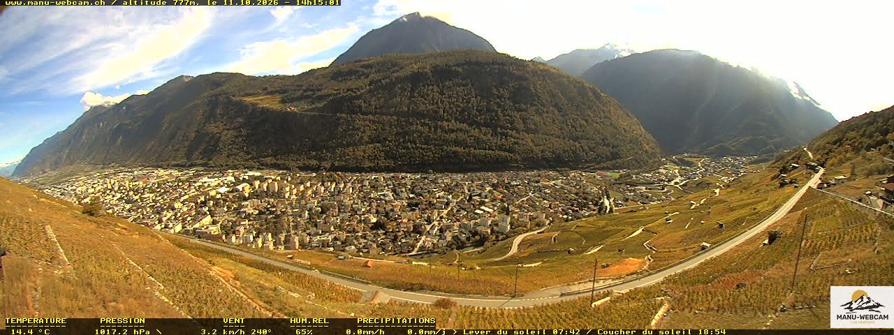 Martigny: vue sur le catogne