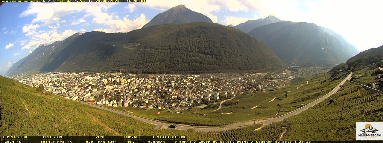 Martigny: vue sur le catogne