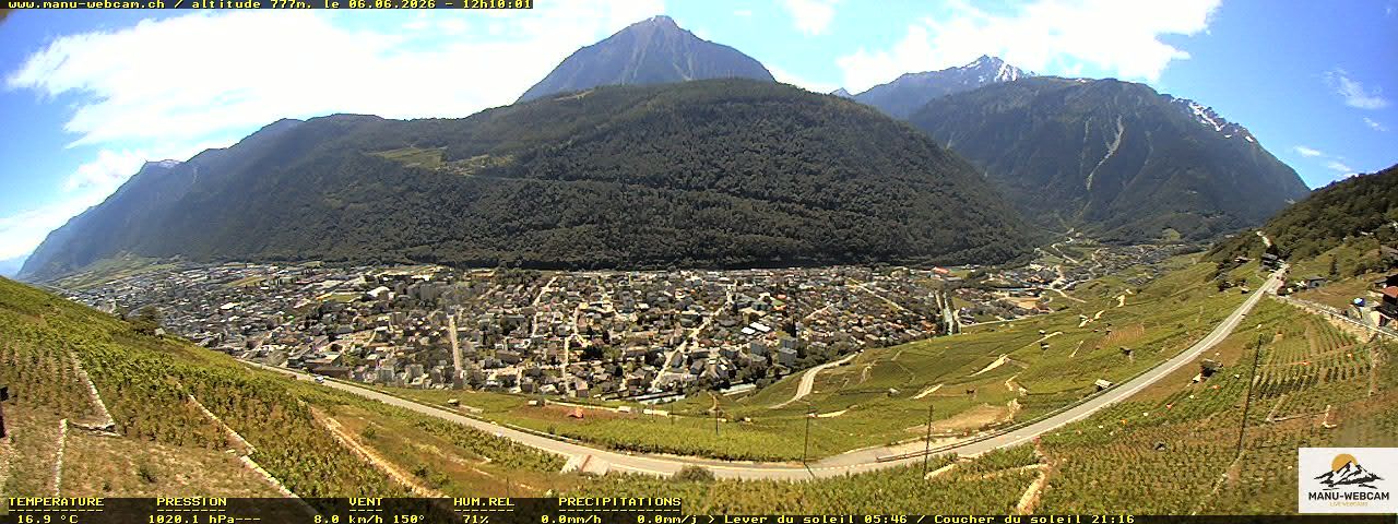 Martigny: vue sur le catogne