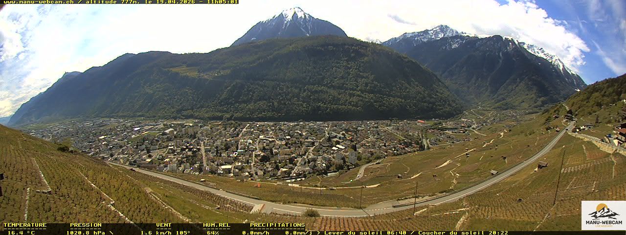 Martigny: vue sur le catogne
