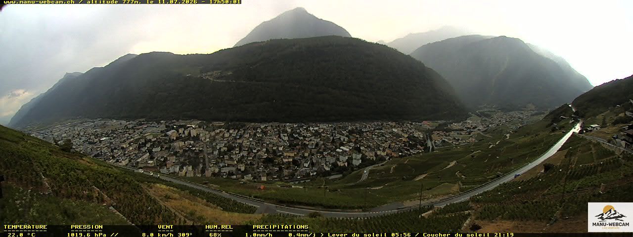 Martigny: vue sur le catogne