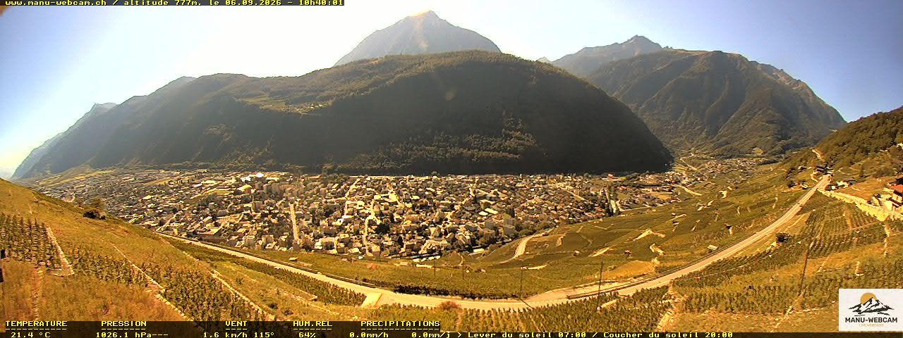 Martigny: vue sur le catogne