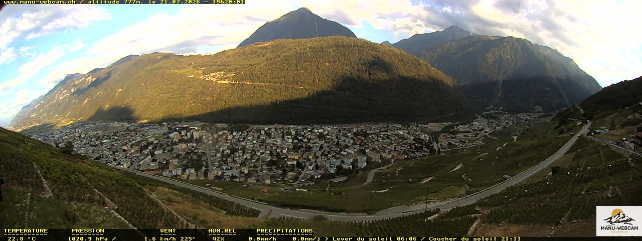 Martigny: vue sur le catogne
