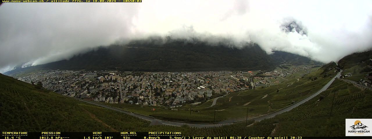 Martigny: vue sur le catogne