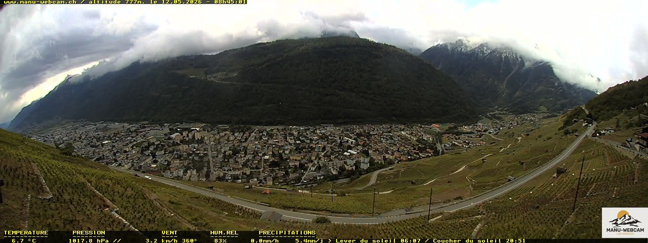 Martigny: vue sur le catogne