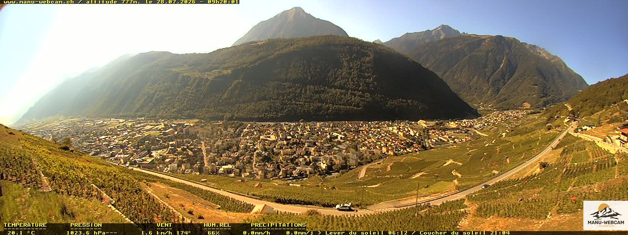 Martigny: vue sur le catogne