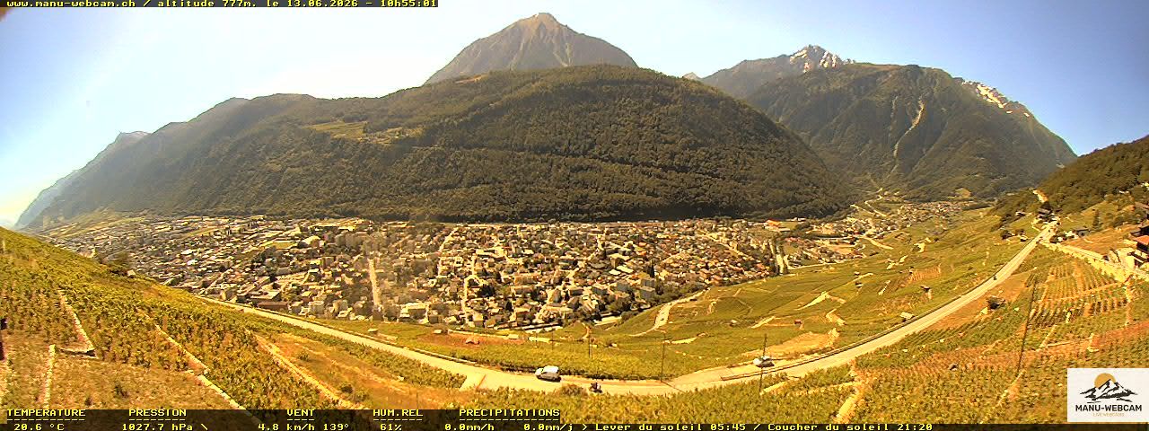 Martigny: vue sur le catogne