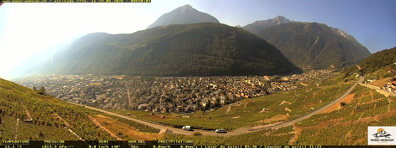 Martigny: vue sur le catogne