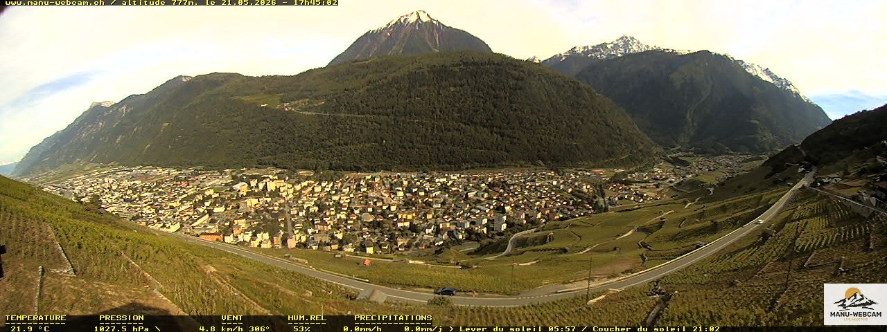 Martigny: vue sur le catogne