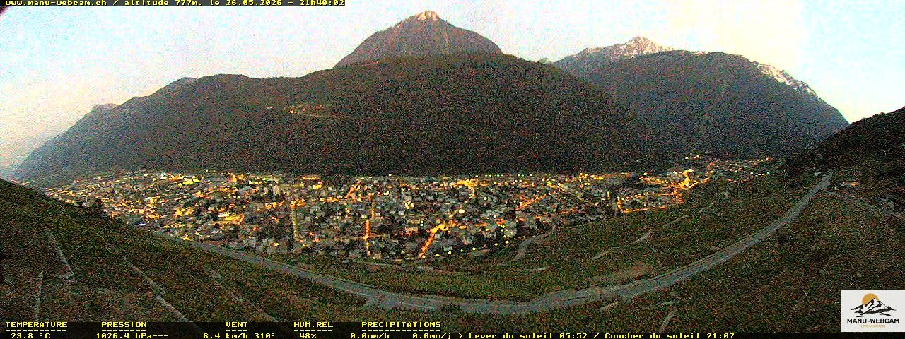 Martigny: vue sur le catogne