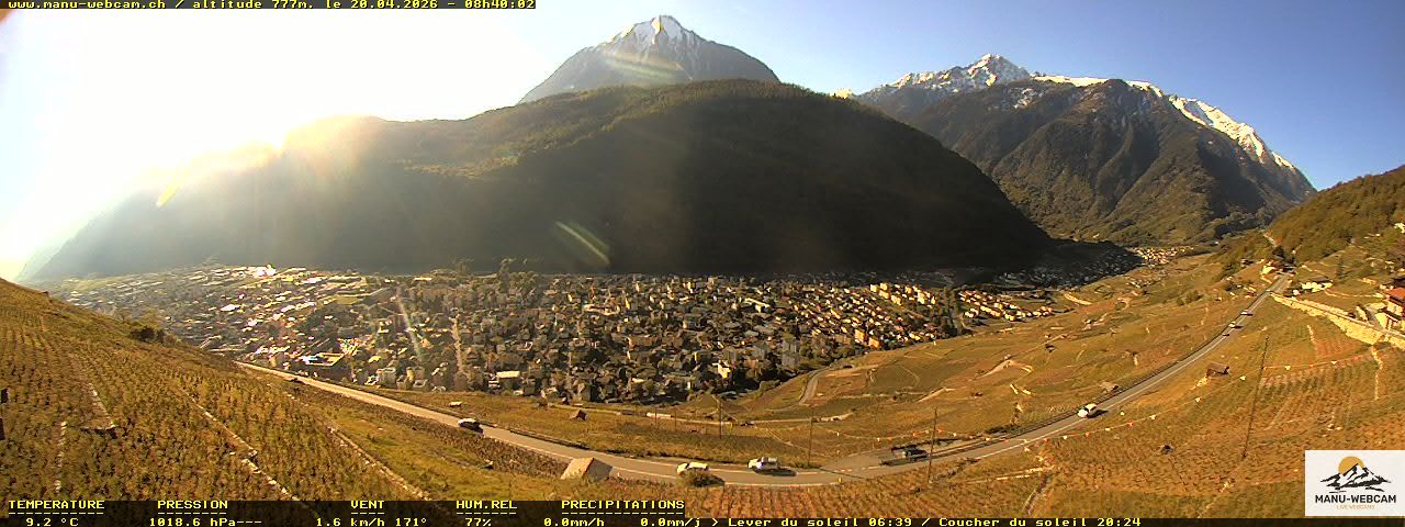 Martigny: vue sur le catogne