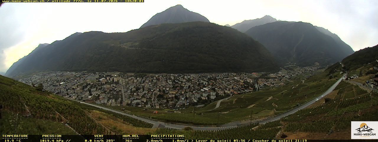 Martigny: vue sur le catogne