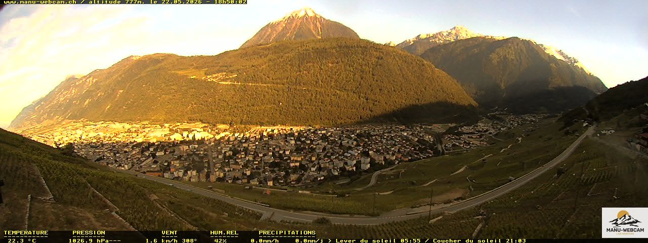 Martigny: vue sur le catogne