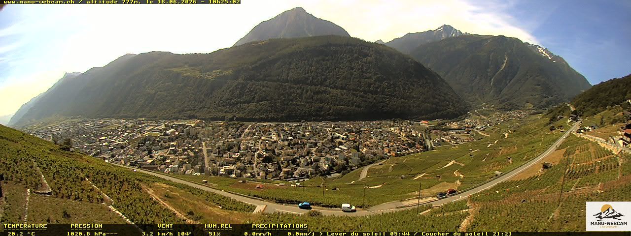 Martigny: vue sur le catogne