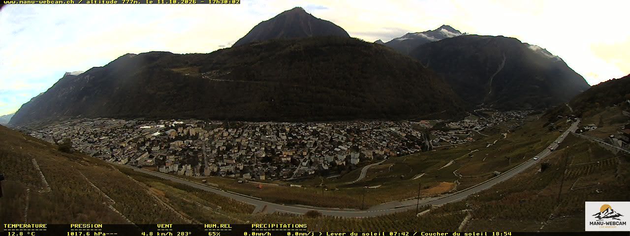 Martigny: vue sur le catogne