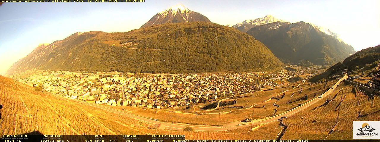 Martigny: vue sur le catogne