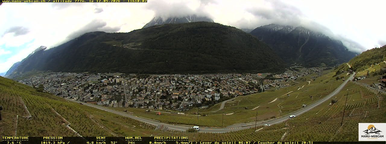 Martigny: vue sur le catogne